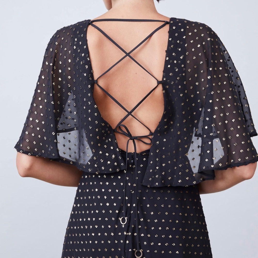 ALLEN SCHWARTZ Lilia Capelet Dress - Picture 6 of 6